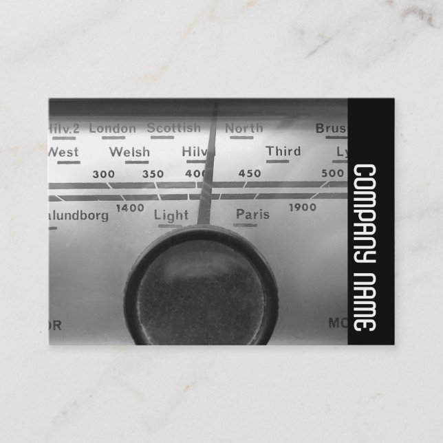 Side Band - Old UK Radio Dial Visitenkarte (Vorderseite)