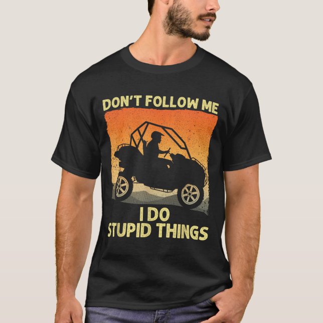 Side-by-side Design For Men Women Utv Atv Sxs Off  T-Shirt (Vorderseite)