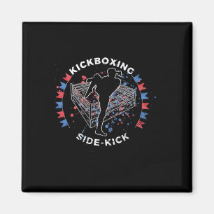 Side Kick Kickboxen Magnet