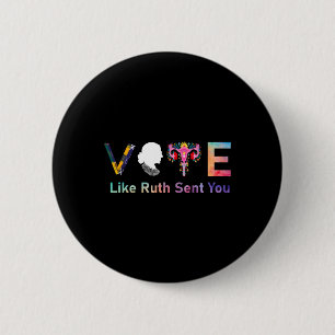 Side Vote wie Ruth schickte Ihnen feministische St Button
