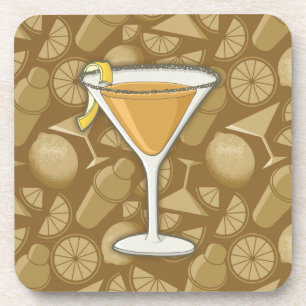 Sidecar Cocktail Getränkeuntersetzer