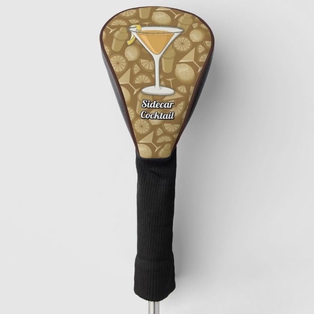 Sidecar Cocktail Golf Headcover (Vorderseite)