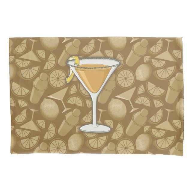 Sidecar Cocktail Kissenbezug (Vorderseite)