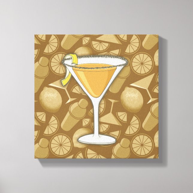 Sidecar Cocktail Leinwanddruck (Vorderseite)