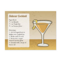 Sidecar Rezept Card