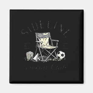 Sideline Social Club Cheer Snack Repeat Fußballmut Magnet