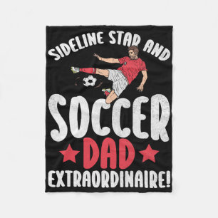 Sideline Star und Soccer Dad Extraordinaire! Socce Fleecedecke