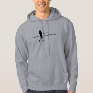 Sidepiece trägt Hoodie, Golf ist mein sidepiece Hoodie
