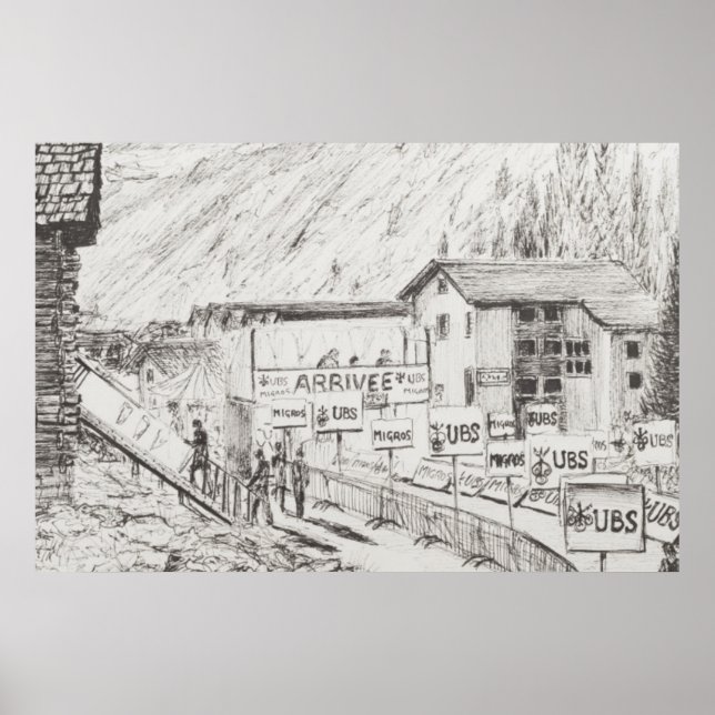 Siders to Zinal Mountain Race The Finish 2009 Poster (Vorne)