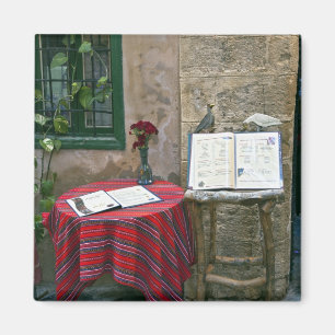 Sidewalk Café, Chania, Kreta, Griechenland Magnet