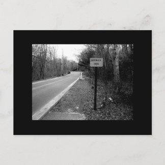 Sidewalk Ends Postkarte