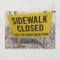 Sidewalk geschlossen
