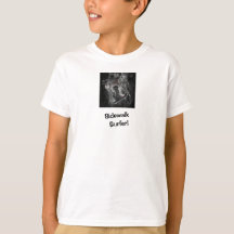 Sidewalk Surfer Pro Image White Skater T - Shirt