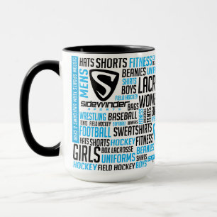 Sidewinder trägt - Wort-Kunst - Tasse zur Schau
