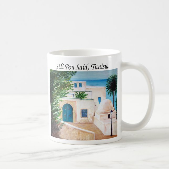 "Sidi Bou a dit, tasse de café de la Tunisie" (Droite)