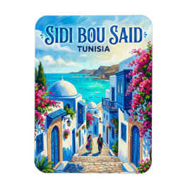 Sidi Bou Said Tunesien Magnet