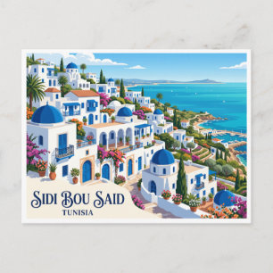 Sidi Bou Said Tunesien Postkarte