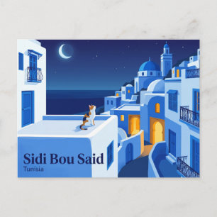Sidi Bou Said Tunesien Postkarte