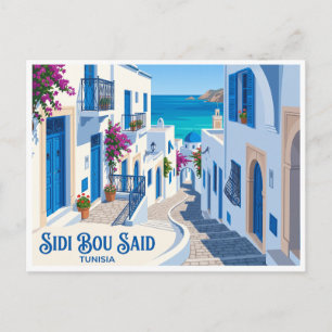 Sidi Bou Said Tunesien Postkarte