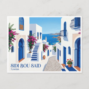 Sidi Bou Said Tunis Tunesien Postkarte