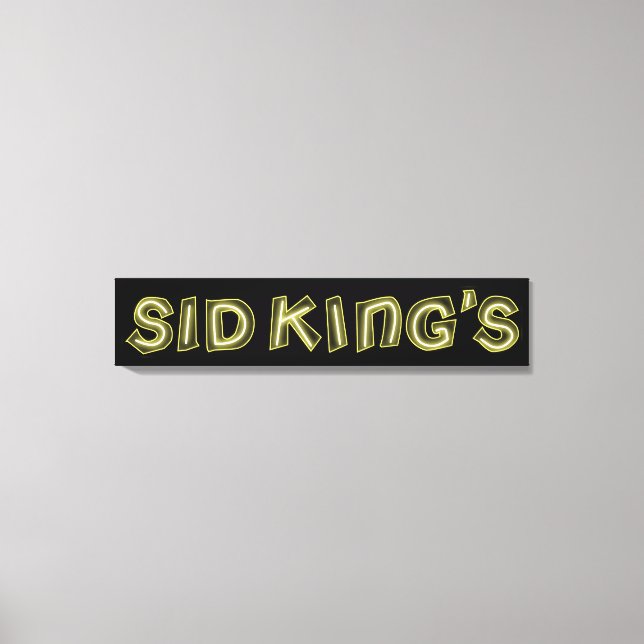 Sidking Leinwanddruck (Vorderseite)