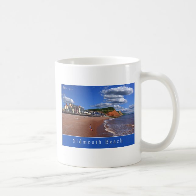 Sidmouth Strand-Tasse Kaffeetasse (Rechts)