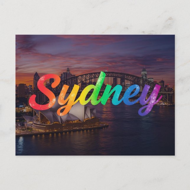 Sidney australia postkarte (Vorderseite)