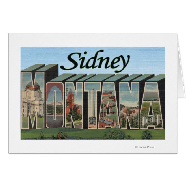 Sidney, Montana (Vorderseite (Horizontal))