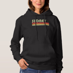 Sidney Ny New York Funny City Zuhause Roots Retro Hoodie
