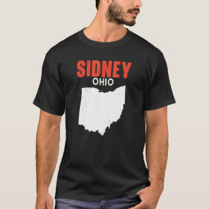 SIDNEY Ohio USA Staat America Travel Ohioan T-Shirt