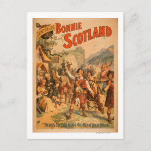 Sidney R. Ellis' Bonnie Scotland Schottisches Stüc Postkarte