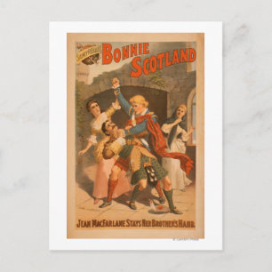 Sidney R. Ellis' Bonnie Scotland Schottisches Stüc Postkarte