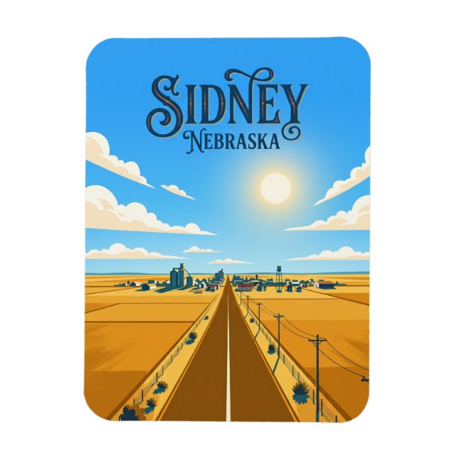 Sidney USA Magnet (Vertikal)