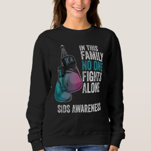 Sids-Aufklärungsmonat Handschuhe Rosa und blaues B Sweatshirt