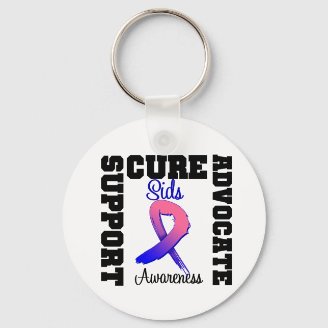 SIDS Support Advocado Cure Schlüsselanhänger (Vorderseite)