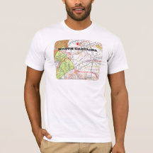 Sie addieren Ihre STADT Name-T-Shirt-Map-2,…