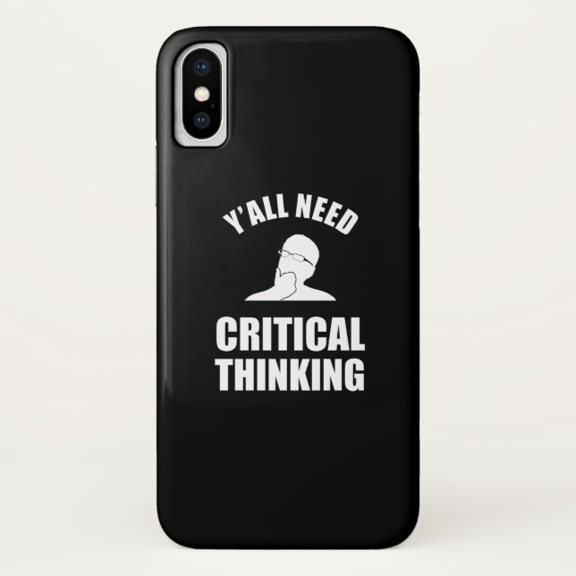 Sie alle brauchen kritisches Denken Case-Mate iPhone Hülle (Rückseite)