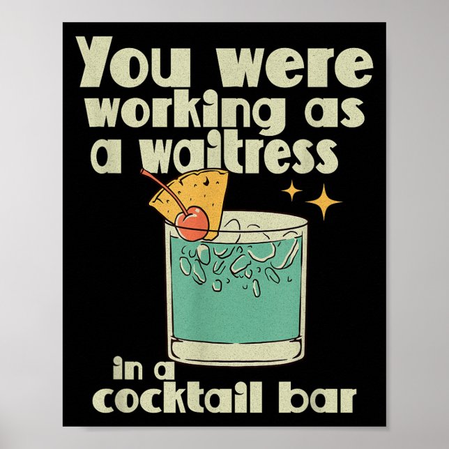 Sie arbeiteten als Kellnerin in einer Tail Bar _10 Poster (Vorne)