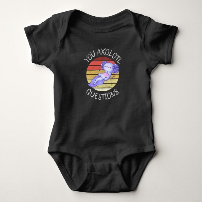 Sie axolotale Fragen Baby Strampler (Vorderseite)