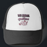 Sie Axolotl Questions Retro 90s Niedlich Axolotl Truckerkappe<br><div class="desc">Funny Axolotl T - Shirt,  Niedlicher Axolotl T - Shirt,  Vintager Sonnenuntergang mit Axolotl,  Ihr Axolotl Fragen T - Shirt</div>