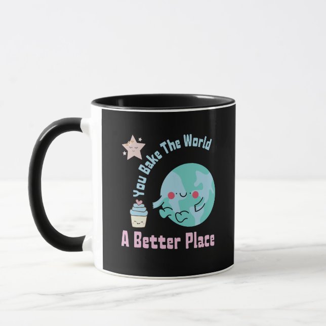 Sie backen die Welt besser, um Niedliche Kuchen zu Tasse (Links)