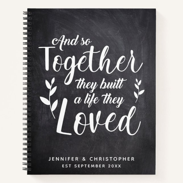 Sie bauen ein "Life Together"-Buch Notizbuch (Vorderseite)