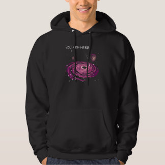 Sie befinden sich hier im Weltraum Galaxien Univer Hoodie