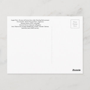 Sie beharrte postkarte