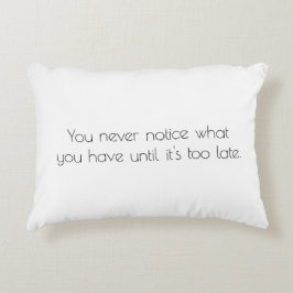 Sie bemerken nie ein akzentes Pillow Dekokissen