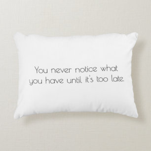 Sie bemerken nie ein akzentes Pillow Dekokissen