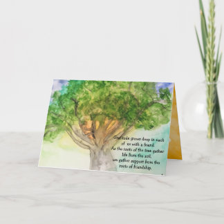 Sie berührt unser Herz, geklappt Dankeschön Karte