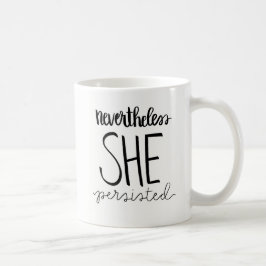 Sie bestand klassische Tasse fort