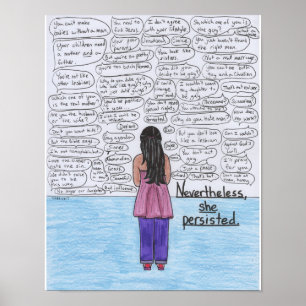 Sie bestand (Lesbe) 11x14 fort Poster