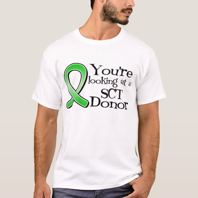 Sie betrachten einen Stammzelle-Spender T-Shirt (Vorderseite)